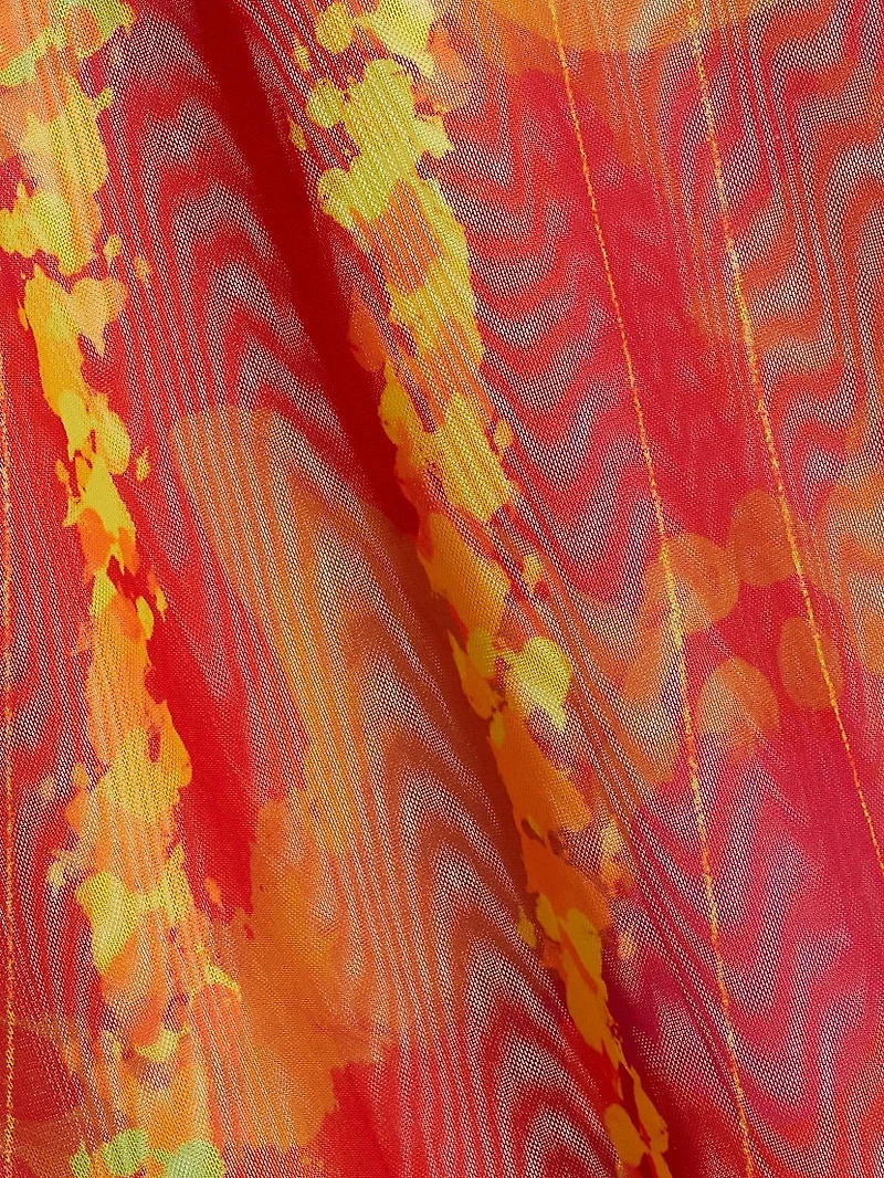 Sun Records Sunray Powermesh Long-Sleeve Maxi Dress