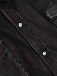 Leather Western Shirt