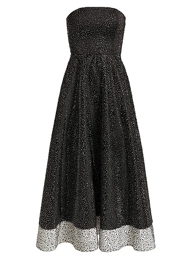 Bijou Crystal Strapless Fit & Flare Gown