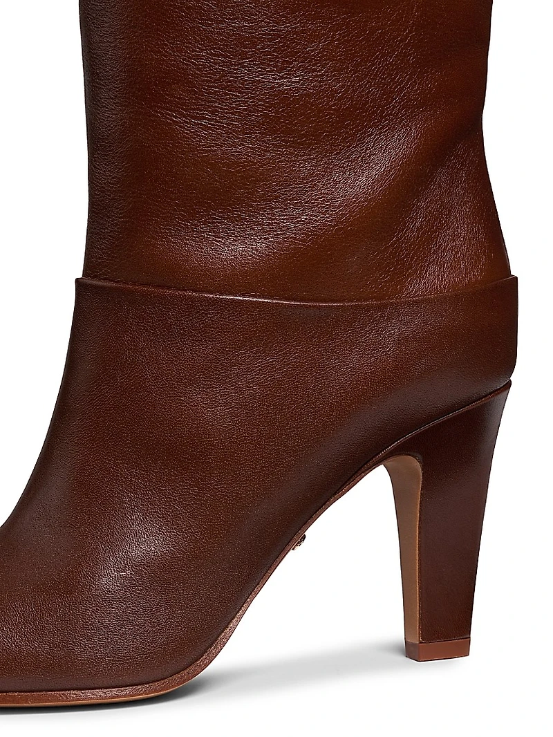 Eve 85MM Leather Over-the-Knee Boots