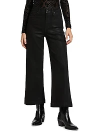 Anessa High-Rise Wide-Leg Ankle Jeans