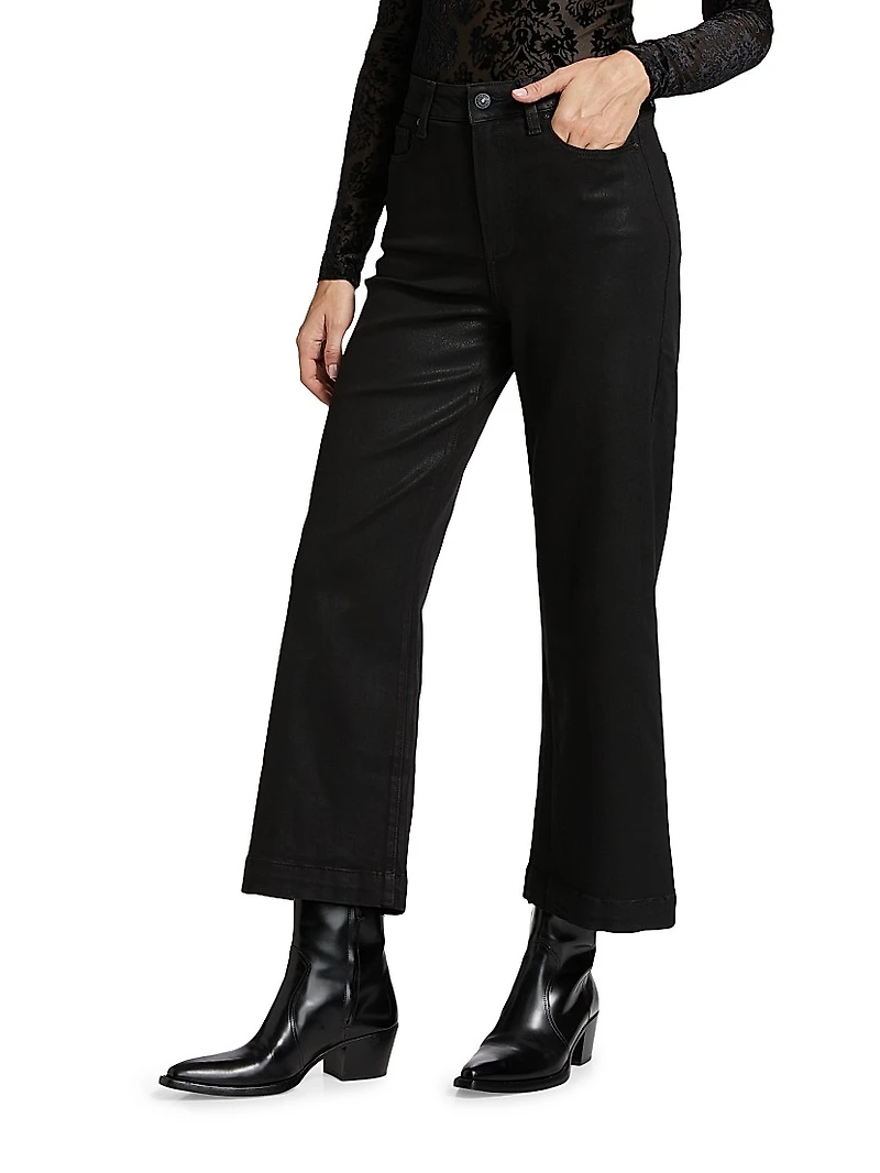 Anessa High-Rise Wide-Leg Ankle Jeans