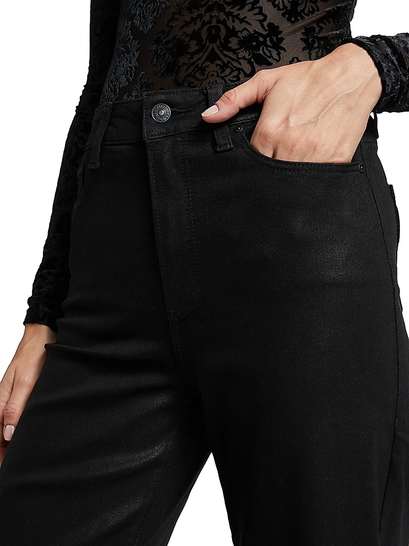 Anessa High-Rise Wide-Leg Ankle Jeans