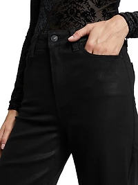 Anessa High-Rise Wide-Leg Ankle Jeans