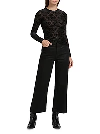 Anessa High-Rise Wide-Leg Ankle Jeans