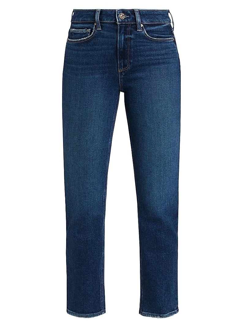 Cindy Cropped Straight-Leg Jeans