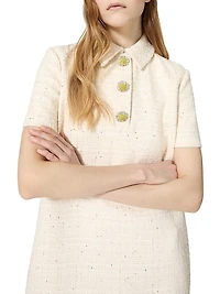 Delicate Tweed Short Dress