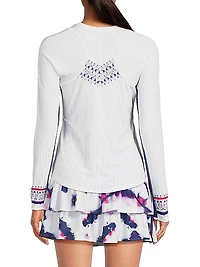 Berry Buzz Long-Sleeve Top