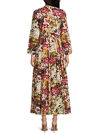 Angela Floral Cotton Maxi Dress
