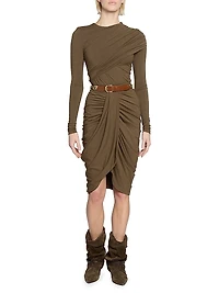 Veliana Embellished Leather Belt