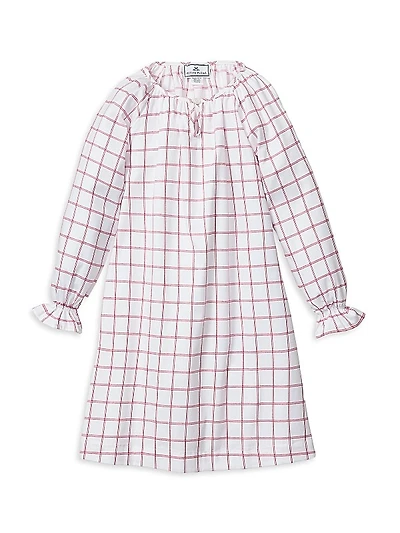 Baby Girl's, Little Girl's & Girl's Garnet Tattersall Delphine Nightgown