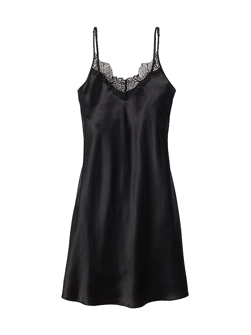Cosette Silk Lace Slip Nightgown