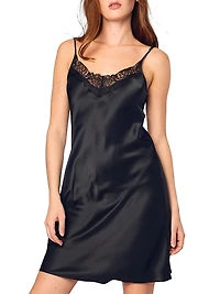 Cosette Silk Lace Slip Nightgown