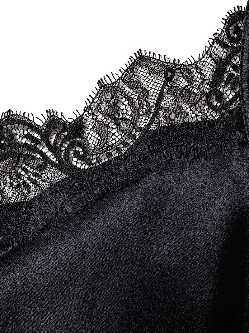 Cosette Silk Lace Slip Nightgown