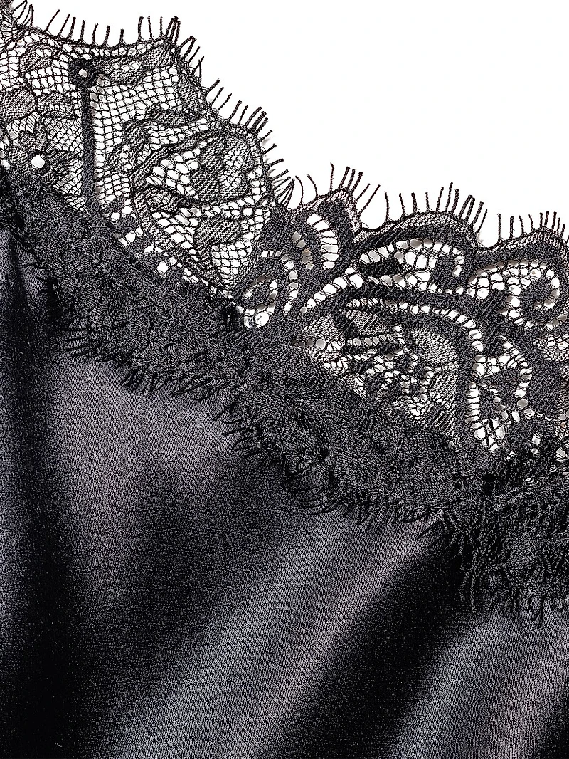 Cosette Silk Lace Slip Nightgown