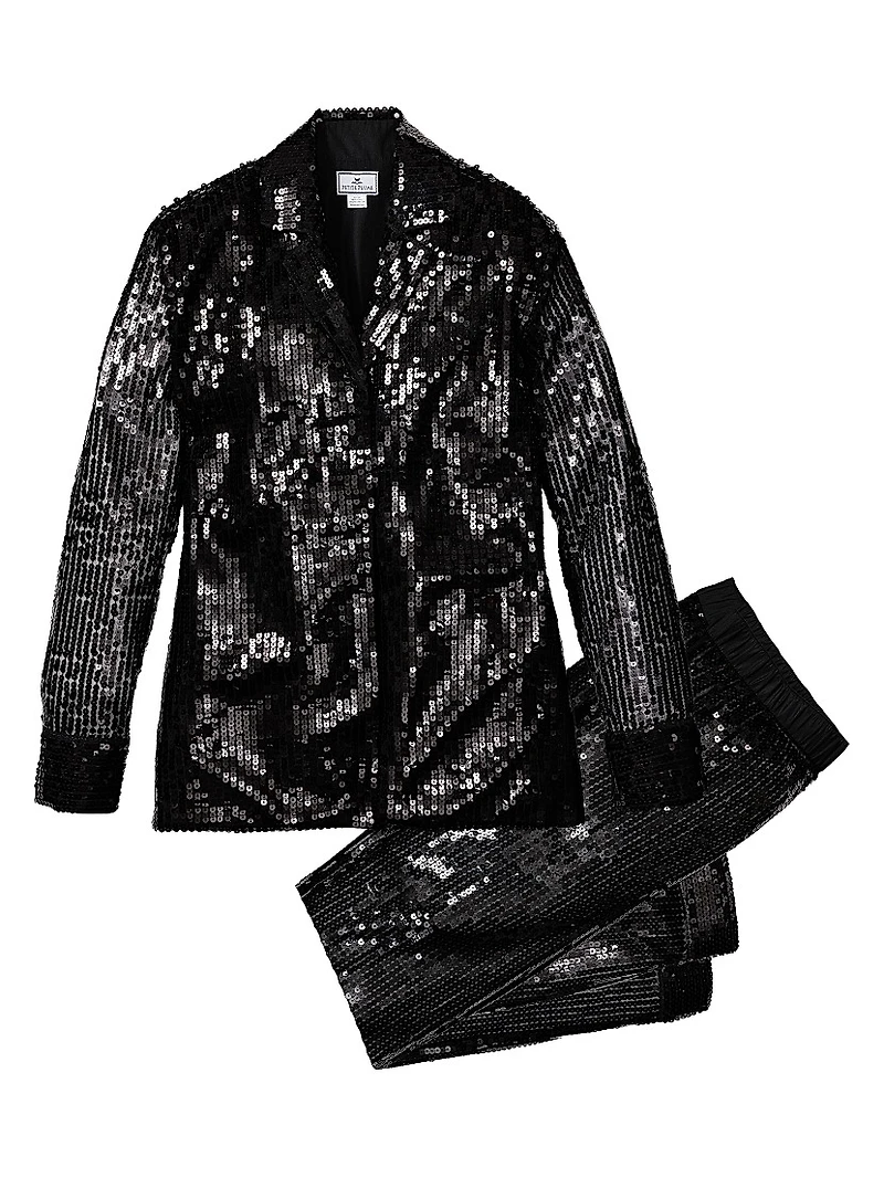 Sequined Cotton Pajamas