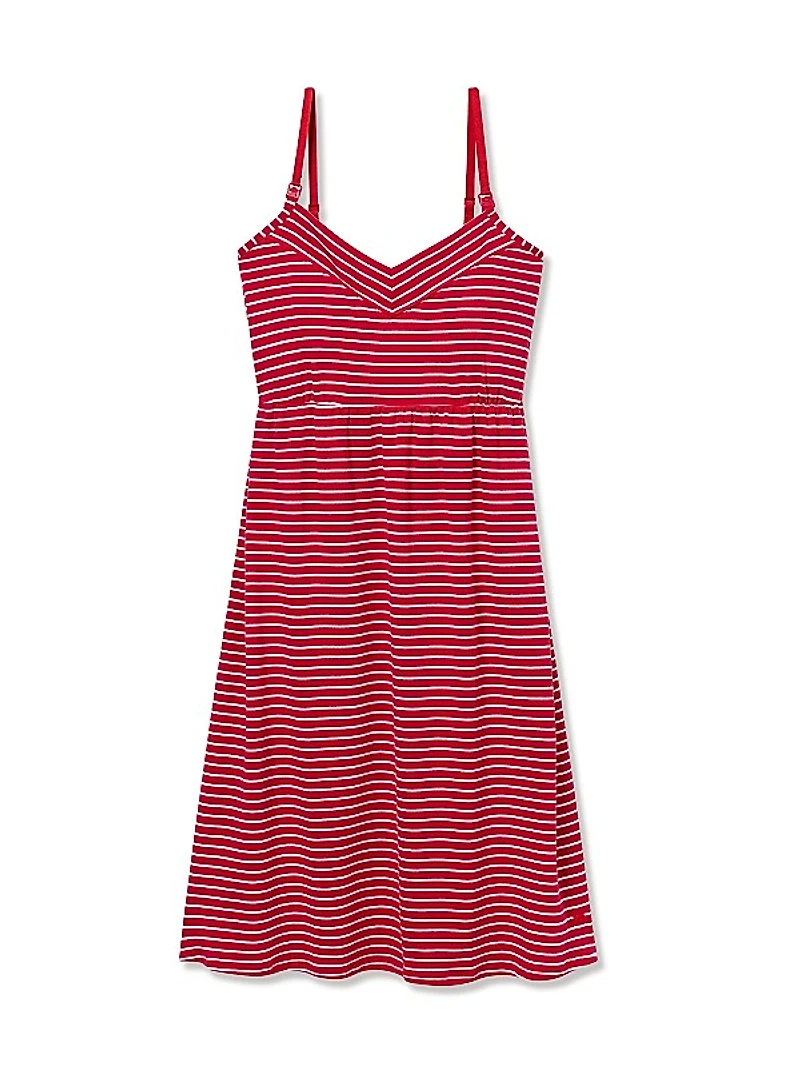 Striped Maternity Nightgown