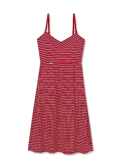 Striped Maternity Nightgown