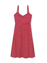 Striped Maternity Nightgown