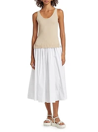 Corey Layered Midi-Dress