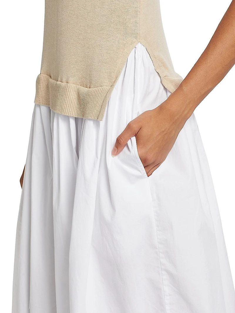 Corey Layered Midi-Dress