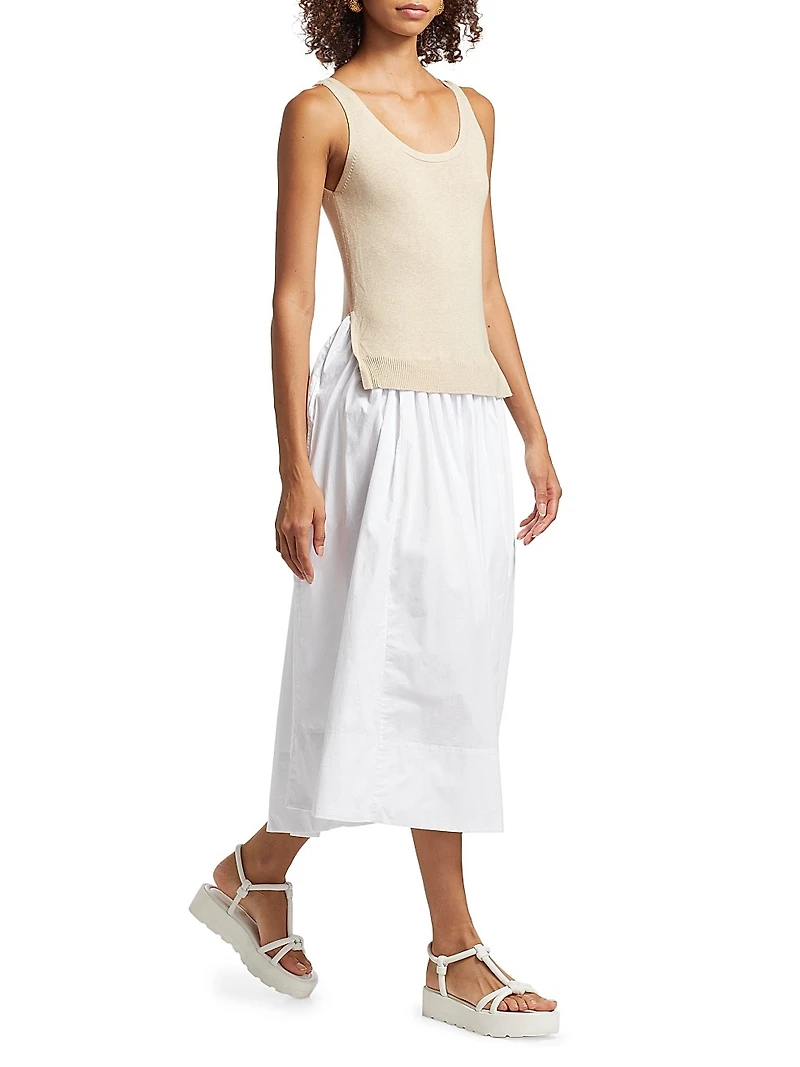 Corey Layered Midi-Dress