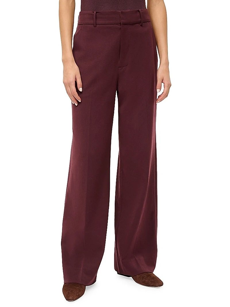Prince Mid-Rise Straight-leg Pants