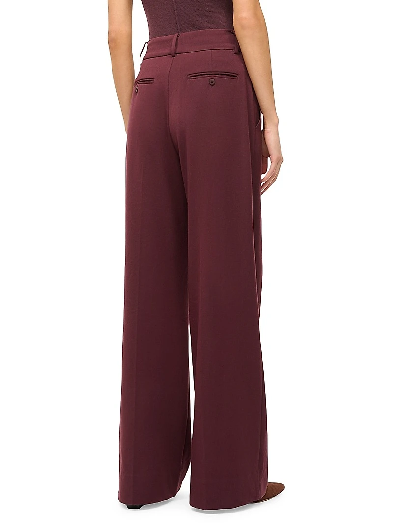 Prince Mid-Rise Straight-leg Pants