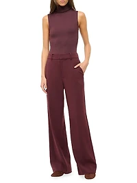 Prince Mid-Rise Straight-leg Pants