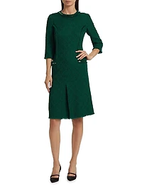 Tweed Stretch Boucle Cocktail Dress