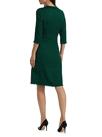Tweed Stretch Boucle Cocktail Dress