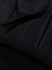 Scrunch Taffeta & Crêpe Off-the-Shoulder Gown