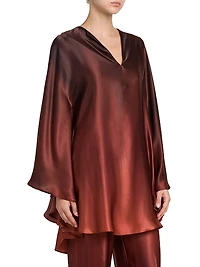 Ombré Silk Oversized Caftan