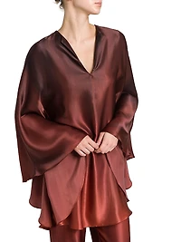 Ombré Silk Oversized Caftan