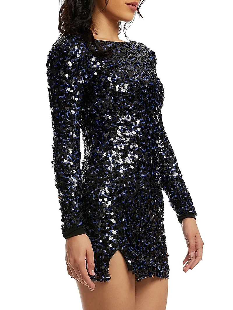 Nathalia Sequined Minidress