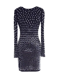 Nathalia Sequin-Embellished Minidress