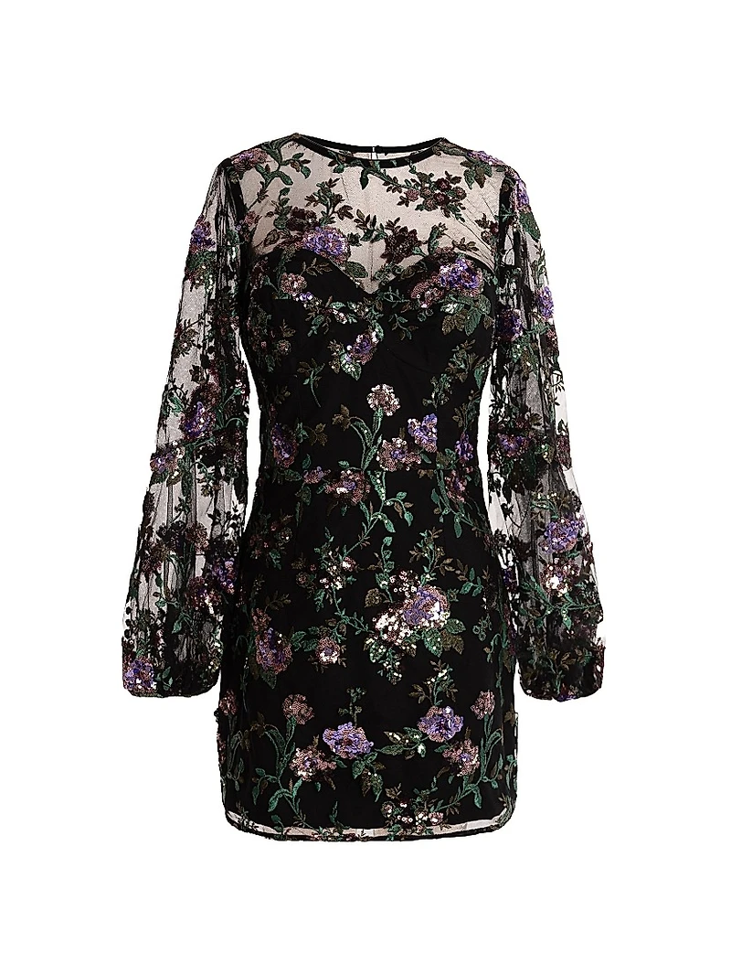 Mila Floral Organza Minidress
