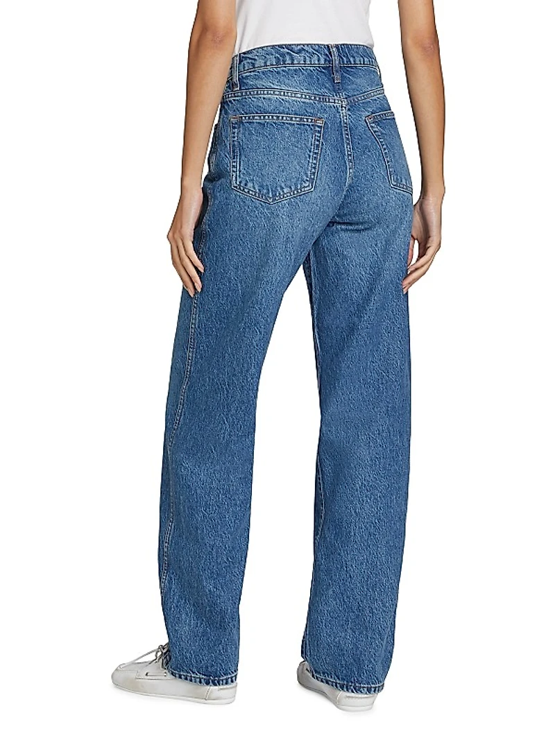 Val 90s Mid-Rise Straight-Leg Jeans