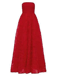 Fernanda Strapless Fit & Flare Gown