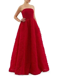 Fernanda Strapless Fit & Flare Gown