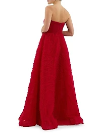 Fernanda Strapless Fit & Flare Gown