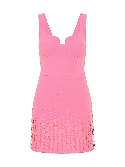 Rosita Sequin-Embellished Minidress