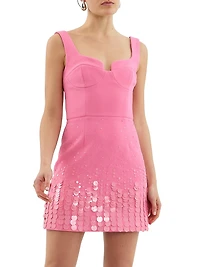 Rosita Sequin-Embellished Minidress