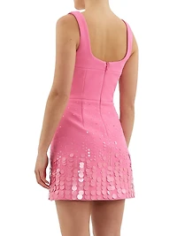 Rosita Sequin-Embellished Minidress