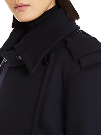 Laveno Double-Breasted Short Coat