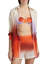 Islote Lulu Ombré Semi-Sheer Shirt