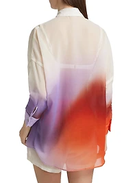 Islote Lulu Ombré Semi-Sheer Shirt