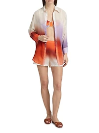 Islote Lulu Ombré Semi-Sheer Shirt