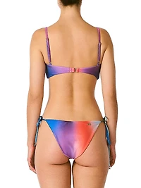 Islote Caro Embellished Ombré Bikini Top