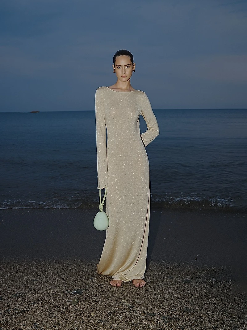 Islote Musa Shimmer Maxi Dress
